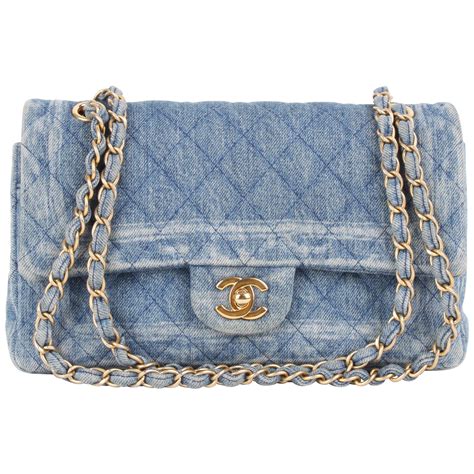 chanel denim purse|chanel denim flap bag 2021.